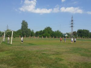 Занятие по закреплению навыков игры в футбол